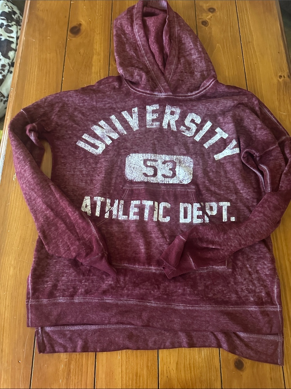Maurices Maroon University Athletic Dept. Hoodie